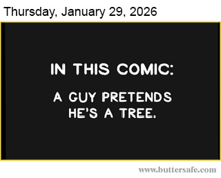 A Guy Pretends He’s a Tree