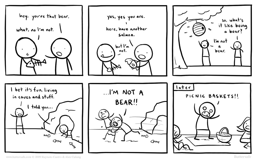 Being Mistaken for a Bear
