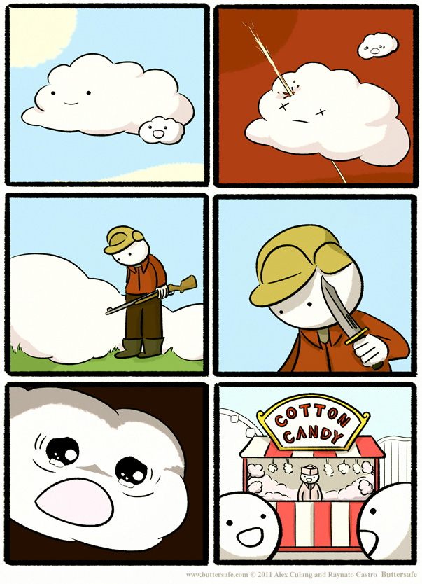 Happy, Fluffy Clouds