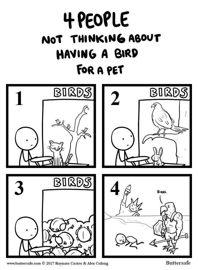 4 People Not Thinking About Having a Bird For a Pet
