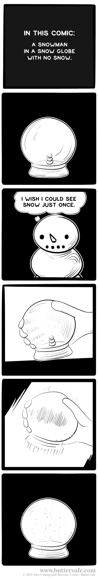 Snowman in a Snow Globe